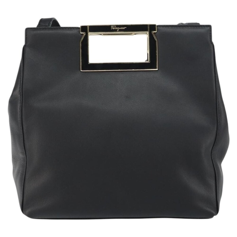 Salvatore Ferragamo Gancini Leather